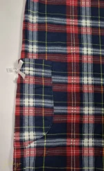 ست تاپ بندگردنی و شلوار نخی Gümüş طرح چهارخانه - تصویر 5