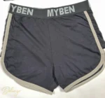 ست نیم‌تنه و شورتک زنانه MYBEN مدل اسپرت کش لوگودار - تصویر 4