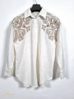 شومیز زنانه کرینکل Ayriss گلدوزی‌دار آستین بلند - تصویر 7