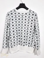 بلوز زنانه نخی Louis Vuitton مدل آستین بلند طرح لوگو LV - تصویر 7