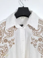 شومیز زنانه کرینکل Ayriss گلدوزی‌دار آستین بلند - تصویر 5