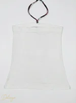 ست تاپ بندگردنی و شلوار نخی Gümüş طرح چهارخانه - تصویر 3