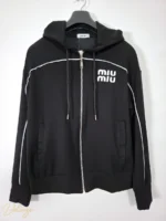 ست سویشرت زیپ‌دار و شلوار زنانه ترک طرح MIU MIU - تصویر 21