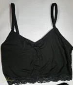 ست تاپ بندی و شورتک نخی MYBEN لبه گیپوری - تصویر 10