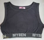 ست نیم‌تنه و شورتک زنانه MYBEN مدل اسپرت کش لوگودار - تصویر 8