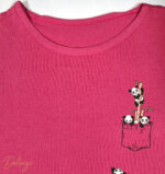 ست تیشرت و شورتک زنانه MYBEN طرح فانتزی پاندا - تصویر 3