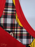 ست تاپ رکابی و شورتک نخی طرح میکی ماوس فانتزی - تصویر 8