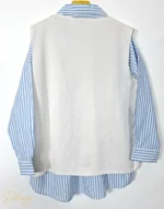 ست شومیز و جلیقه زنانه HATUN atila مدل گلدوزی سه‌بعدی - تصویر 6